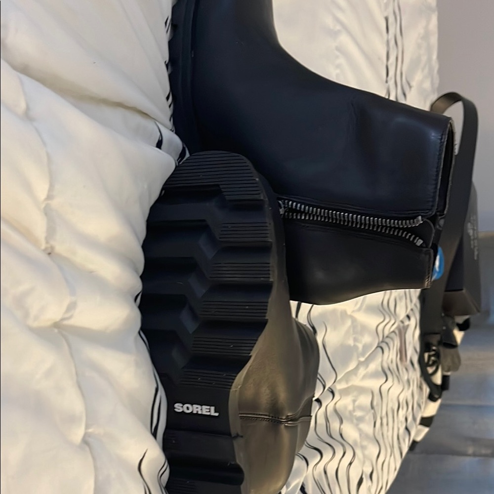 Sorel Black Ankle Boots